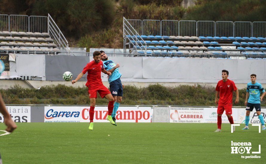 GALERÍA: El Fundación Lucena deja escapar otro punto ante el Sevilla FC en los últimos minutos del partido