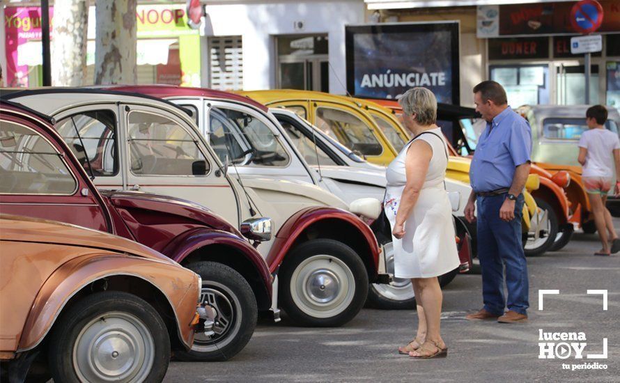Medio centenar de vehículos históricos tomaron parte en la I Concentración de Clásicos Citroën. Este año serán más. Archivo