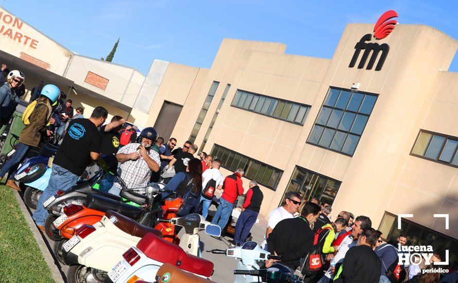 GALERÍA: Lucena, Capital de la Vespa: Cientos de vespas toman la ciudad y las carreteras de la Subbética