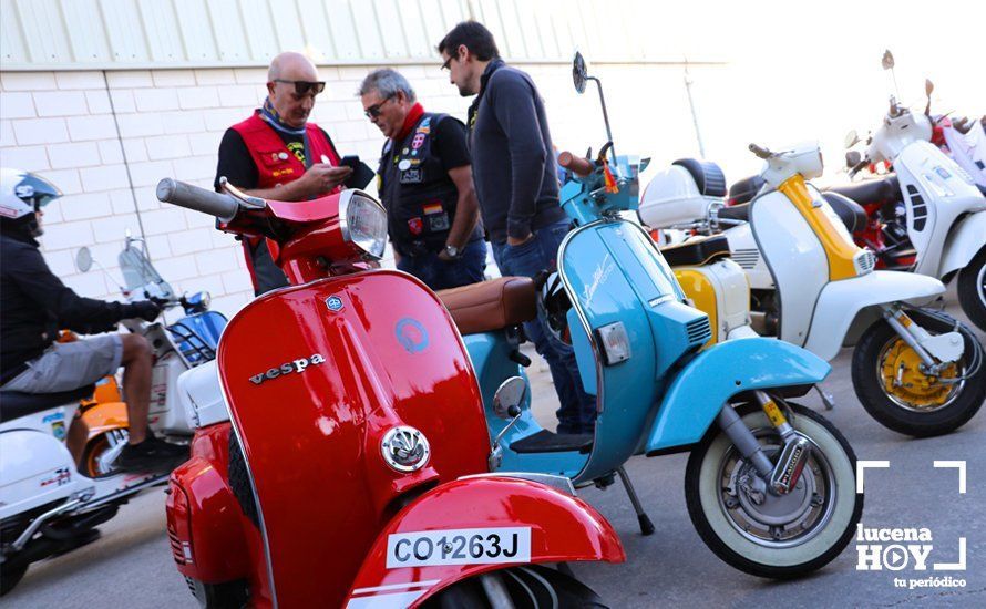 GALERÍA: Lucena, Capital de la Vespa: Cientos de vespas toman la ciudad y las carreteras de la Subbética