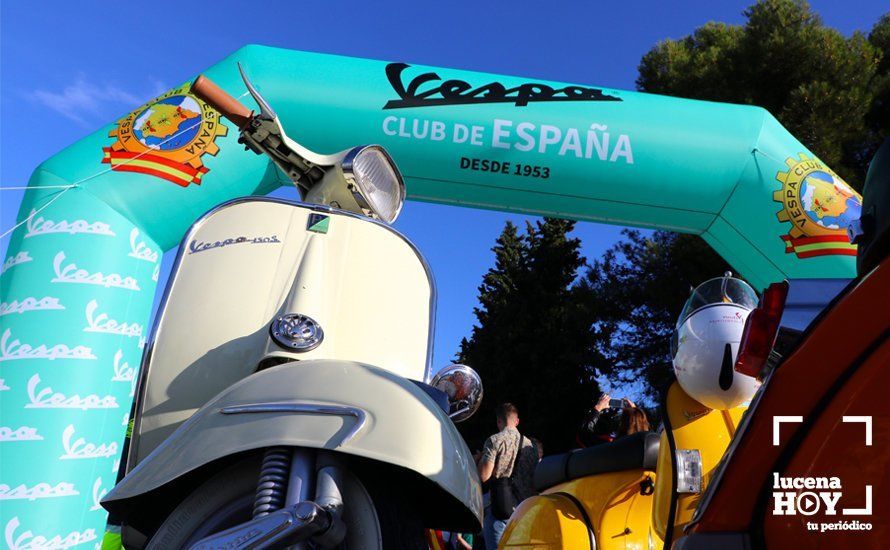 GALERÍA: Lucena, Capital de la Vespa: Cientos de vespas toman la ciudad y las carreteras de la Subbética