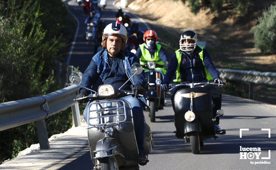 GALERÍA: Lucena, Capital de la Vespa: Cientos de vespas toman la ciudad y las carreteras de la Subbética