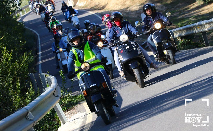 GALERÍA: Lucena, Capital de la Vespa: Cientos de vespas toman la ciudad y las carreteras de la Subbética