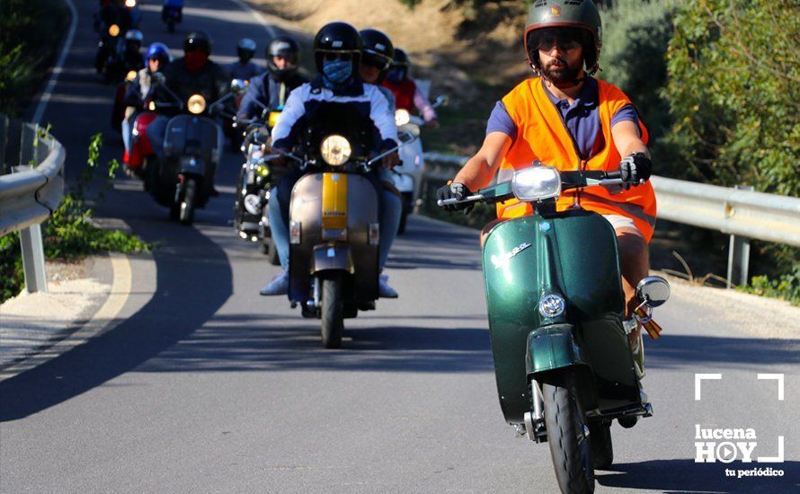 GALERÍA: Lucena, Capital de la Vespa: Cientos de vespas toman la ciudad y las carreteras de la Subbética