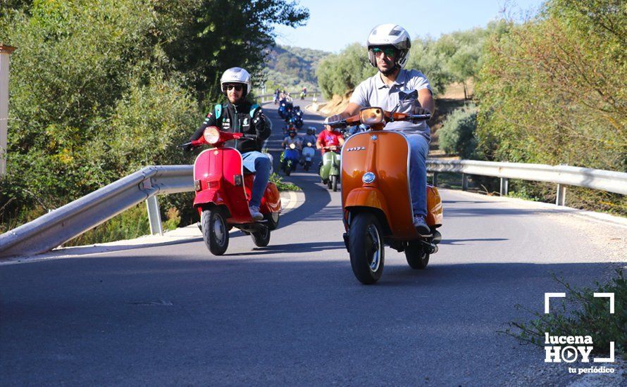 GALERÍA: Lucena, Capital de la Vespa: Cientos de vespas toman la ciudad y las carreteras de la Subbética