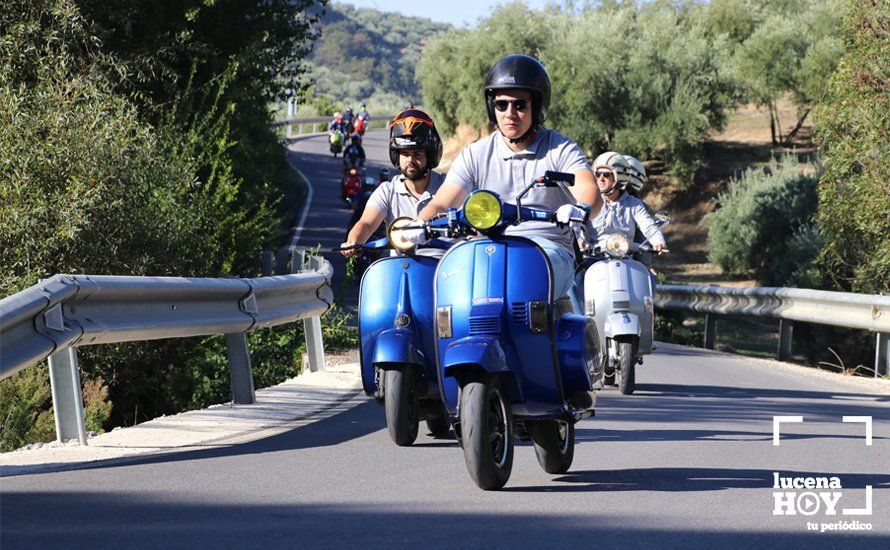 GALERÍA: Lucena, Capital de la Vespa: Cientos de vespas toman la ciudad y las carreteras de la Subbética