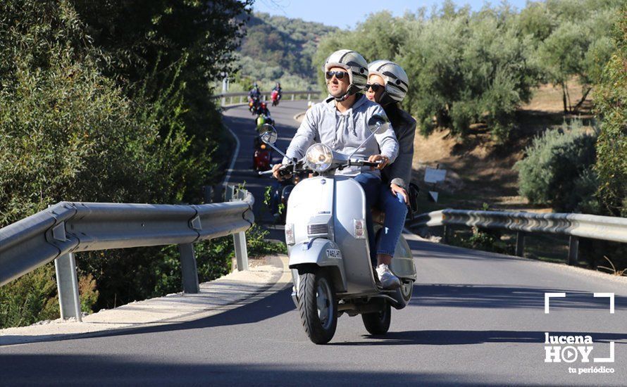 GALERÍA: Lucena, Capital de la Vespa: Cientos de vespas toman la ciudad y las carreteras de la Subbética