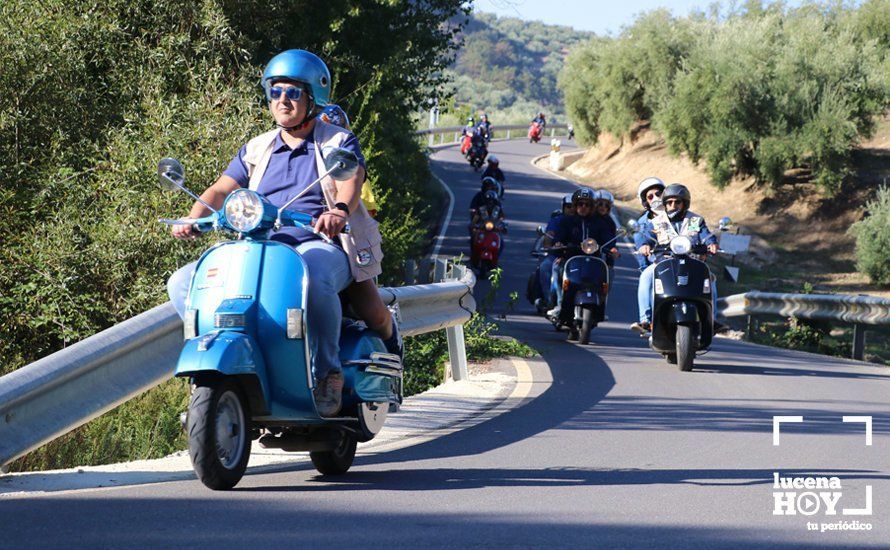 GALERÍA: Lucena, Capital de la Vespa: Cientos de vespas toman la ciudad y las carreteras de la Subbética