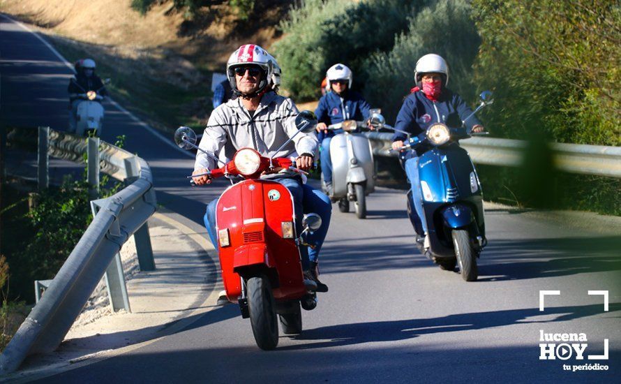 GALERÍA: Lucena, Capital de la Vespa: Cientos de vespas toman la ciudad y las carreteras de la Subbética