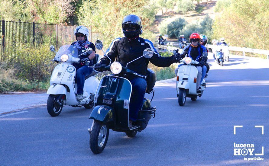 GALERÍA: Lucena, Capital de la Vespa: Cientos de vespas toman la ciudad y las carreteras de la Subbética