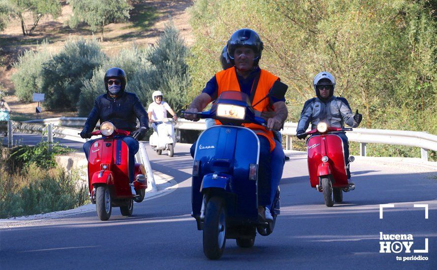 GALERÍA: Lucena, Capital de la Vespa: Cientos de vespas toman la ciudad y las carreteras de la Subbética