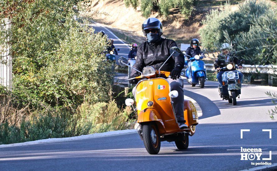 GALERÍA: Lucena, Capital de la Vespa: Cientos de vespas toman la ciudad y las carreteras de la Subbética