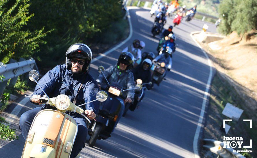 GALERÍA: Lucena, Capital de la Vespa: Cientos de vespas toman la ciudad y las carreteras de la Subbética