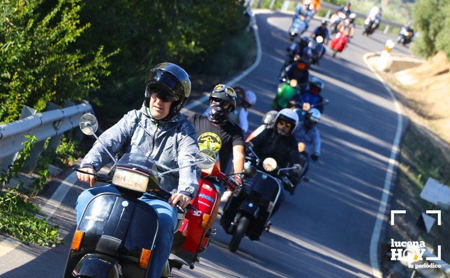 GALERÍA: Lucena, Capital de la Vespa: Cientos de vespas toman la ciudad y las carreteras de la Subbética