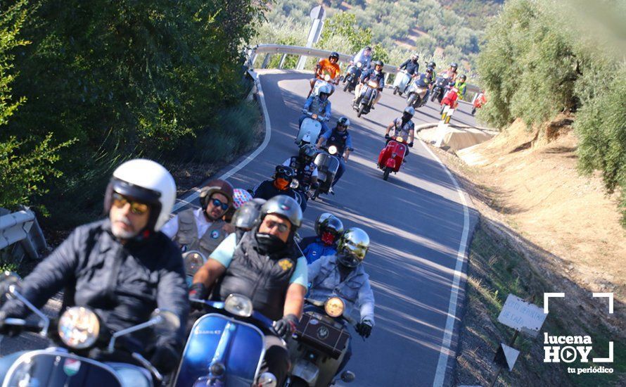 GALERÍA: Lucena, Capital de la Vespa: Cientos de vespas toman la ciudad y las carreteras de la Subbética