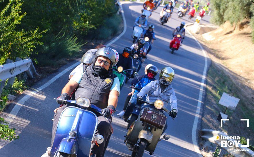 GALERÍA: Lucena, Capital de la Vespa: Cientos de vespas toman la ciudad y las carreteras de la Subbética