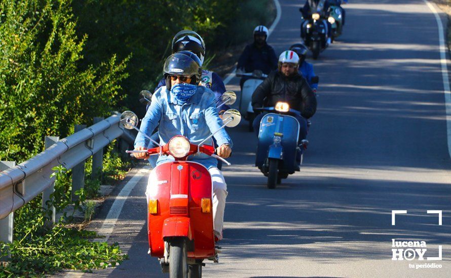 GALERÍA: Lucena, Capital de la Vespa: Cientos de vespas toman la ciudad y las carreteras de la Subbética