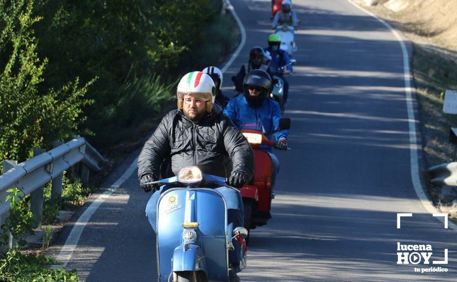 GALERÍA: Lucena, Capital de la Vespa: Cientos de vespas toman la ciudad y las carreteras de la Subbética