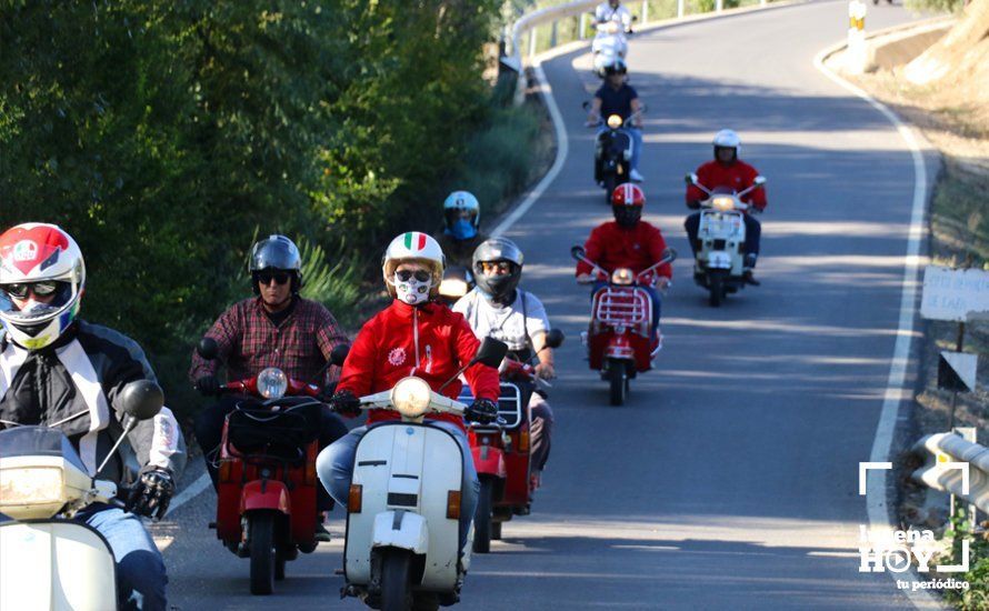 GALERÍA: Lucena, Capital de la Vespa: Cientos de vespas toman la ciudad y las carreteras de la Subbética