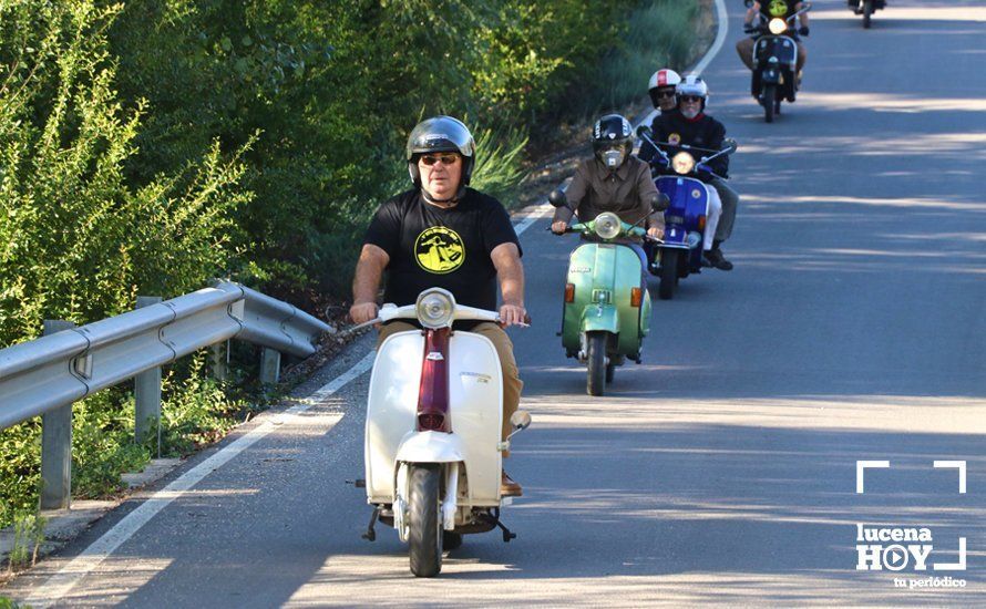 GALERÍA: Lucena, Capital de la Vespa: Cientos de vespas toman la ciudad y las carreteras de la Subbética