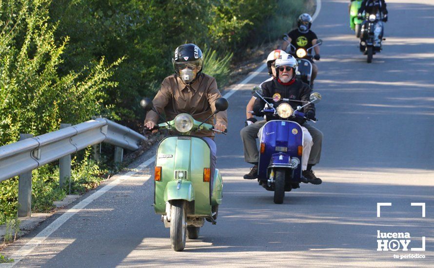 GALERÍA: Lucena, Capital de la Vespa: Cientos de vespas toman la ciudad y las carreteras de la Subbética