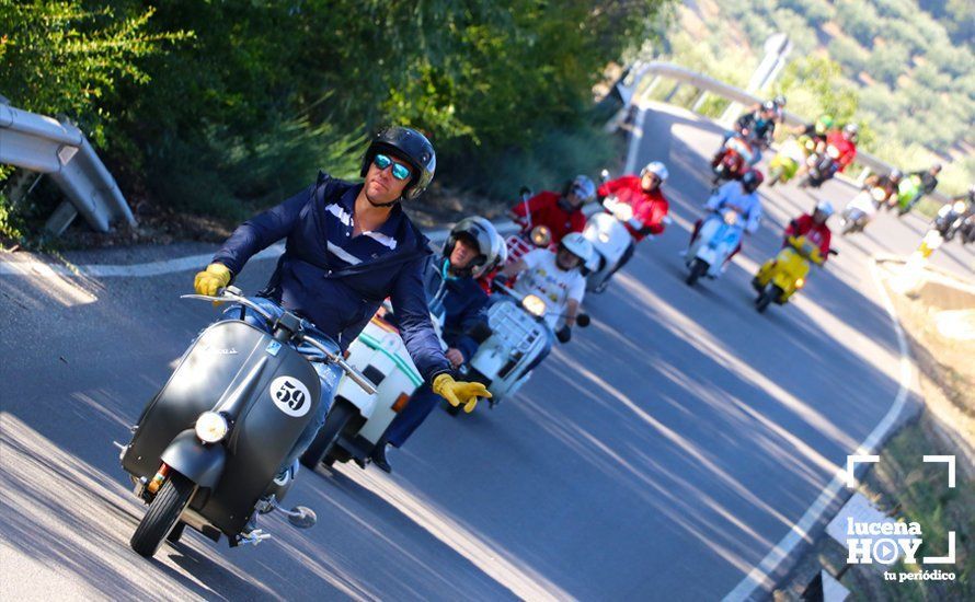 GALERÍA: Lucena, Capital de la Vespa: Cientos de vespas toman la ciudad y las carreteras de la Subbética