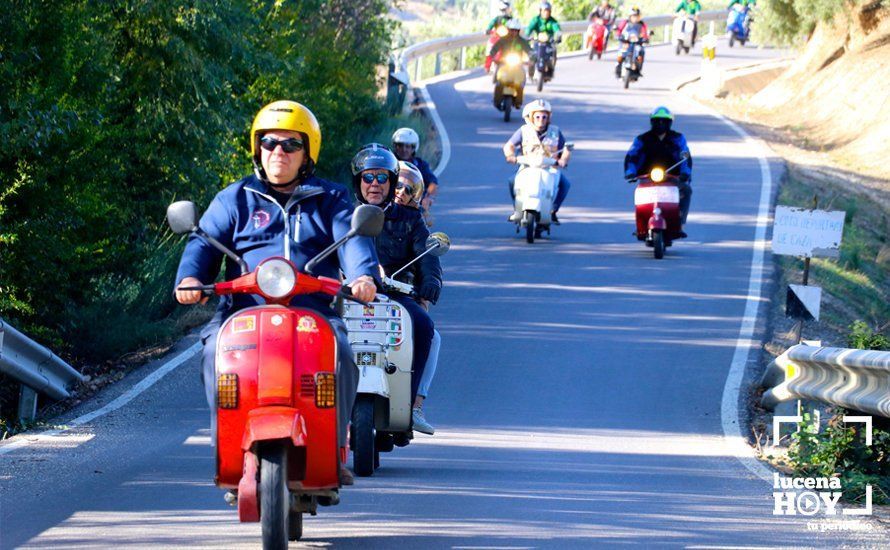 GALERÍA: Lucena, Capital de la Vespa: Cientos de vespas toman la ciudad y las carreteras de la Subbética