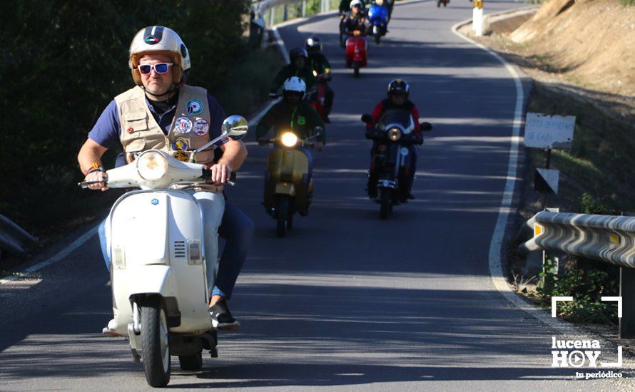 GALERÍA: Lucena, Capital de la Vespa: Cientos de vespas toman la ciudad y las carreteras de la Subbética