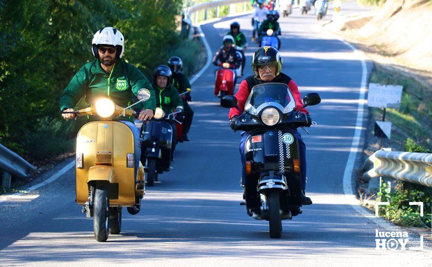 GALERÍA: Lucena, Capital de la Vespa: Cientos de vespas toman la ciudad y las carreteras de la Subbética