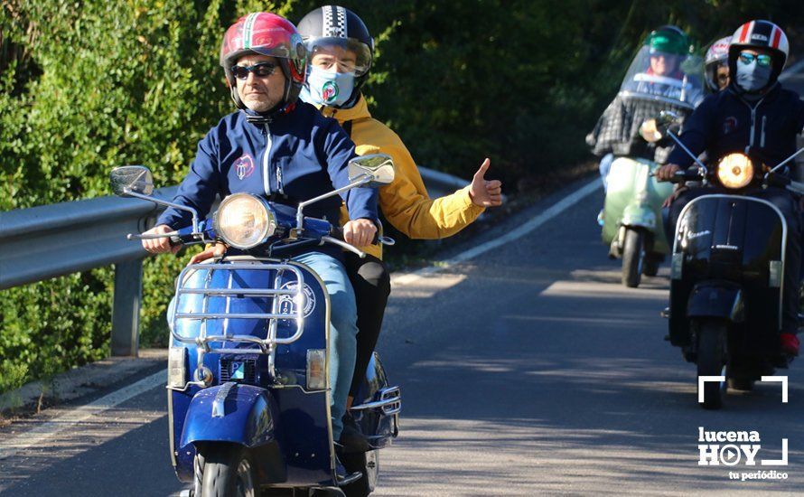 GALERÍA: Lucena, Capital de la Vespa: Cientos de vespas toman la ciudad y las carreteras de la Subbética