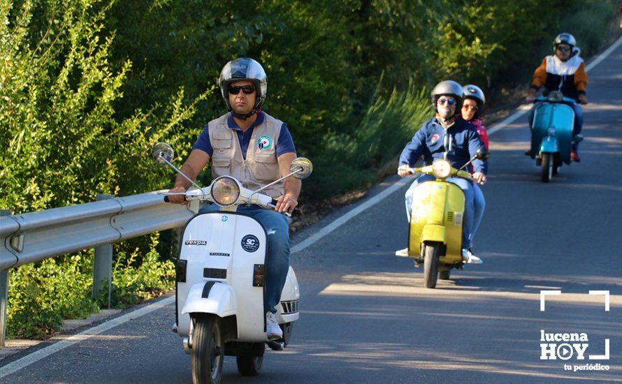 GALERÍA: Lucena, Capital de la Vespa: Cientos de vespas toman la ciudad y las carreteras de la Subbética