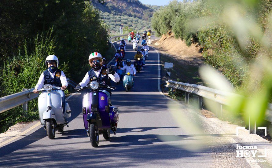 GALERÍA: Lucena, Capital de la Vespa: Cientos de vespas toman la ciudad y las carreteras de la Subbética