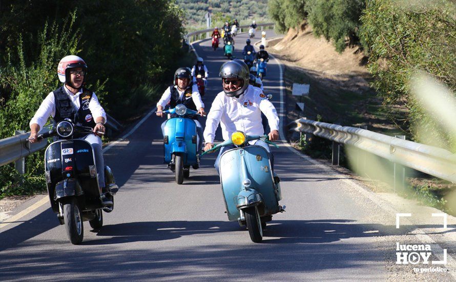 GALERÍA: Lucena, Capital de la Vespa: Cientos de vespas toman la ciudad y las carreteras de la Subbética