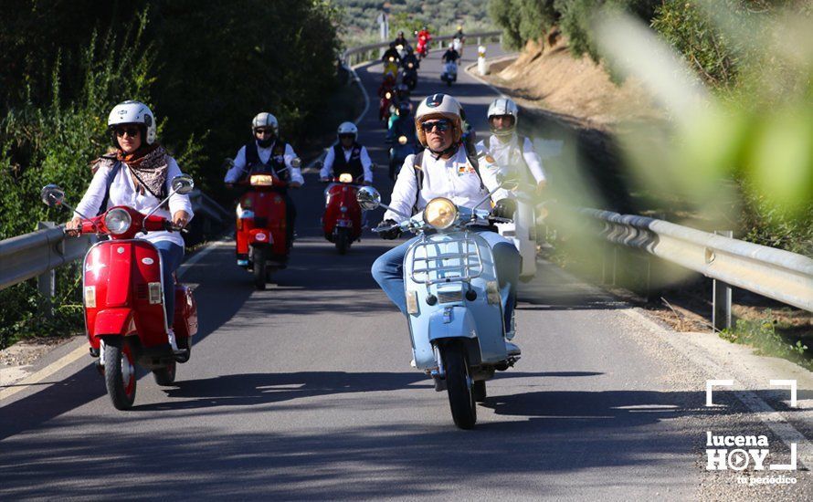 GALERÍA: Lucena, Capital de la Vespa: Cientos de vespas toman la ciudad y las carreteras de la Subbética