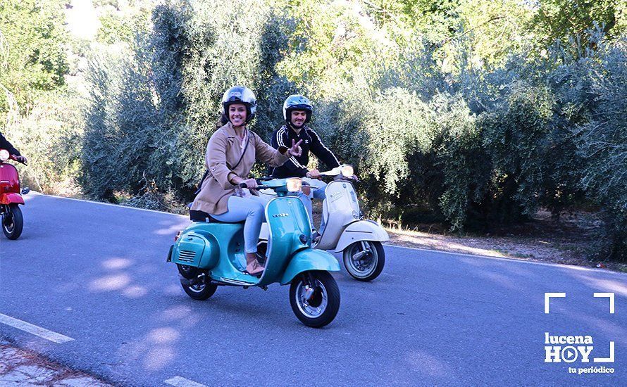 GALERÍA: Lucena, Capital de la Vespa: Cientos de vespas toman la ciudad y las carreteras de la Subbética