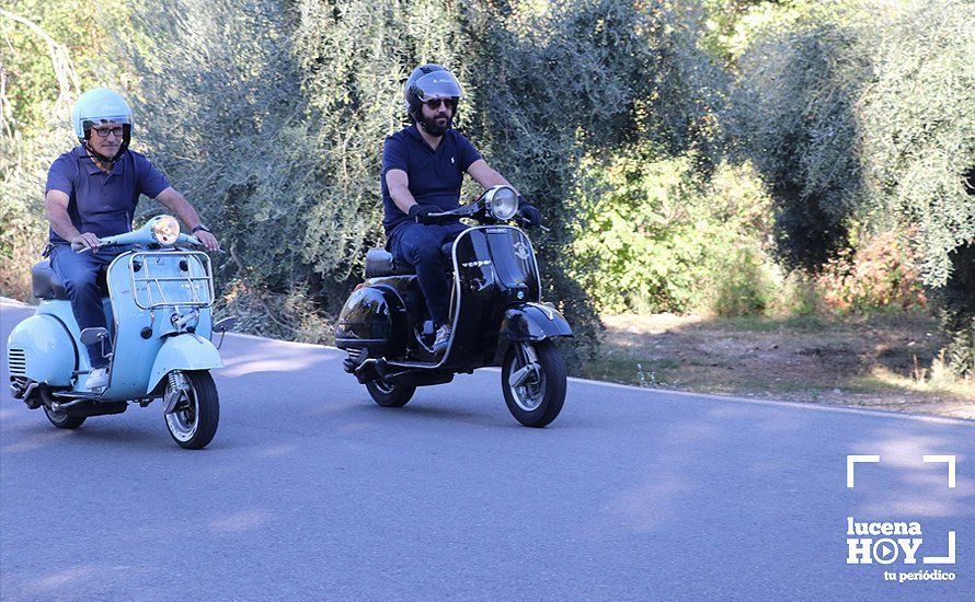 GALERÍA: Lucena, Capital de la Vespa: Cientos de vespas toman la ciudad y las carreteras de la Subbética