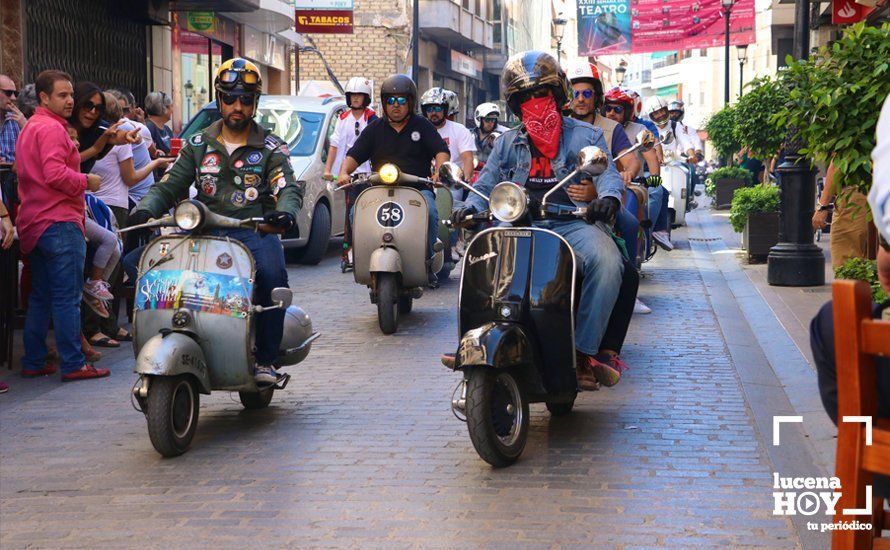 GALERÍA: Lucena, Capital de la Vespa: Cientos de vespas toman la ciudad y las carreteras de la Subbética