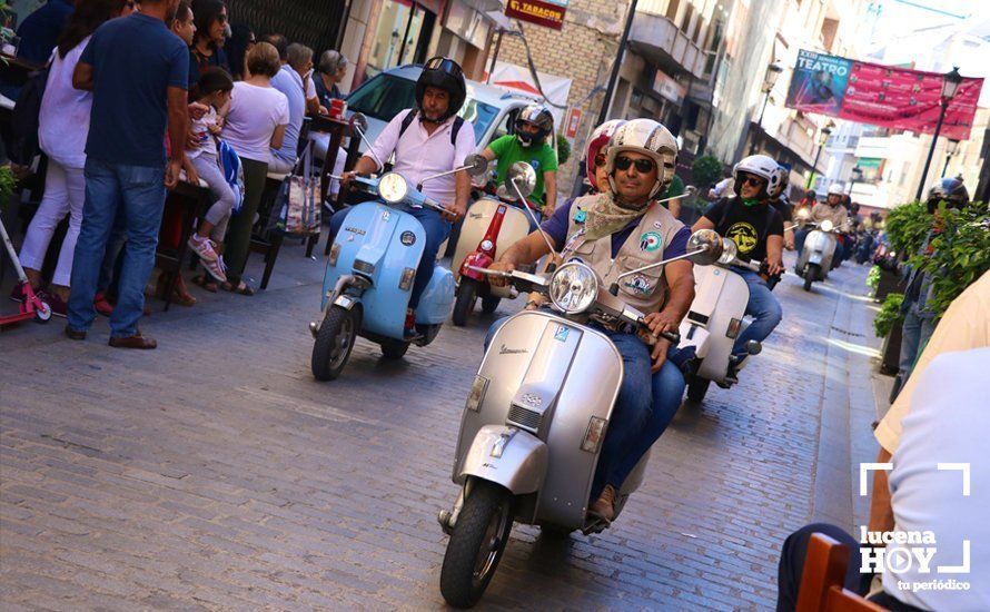 GALERÍA: Lucena, Capital de la Vespa: Cientos de vespas toman la ciudad y las carreteras de la Subbética