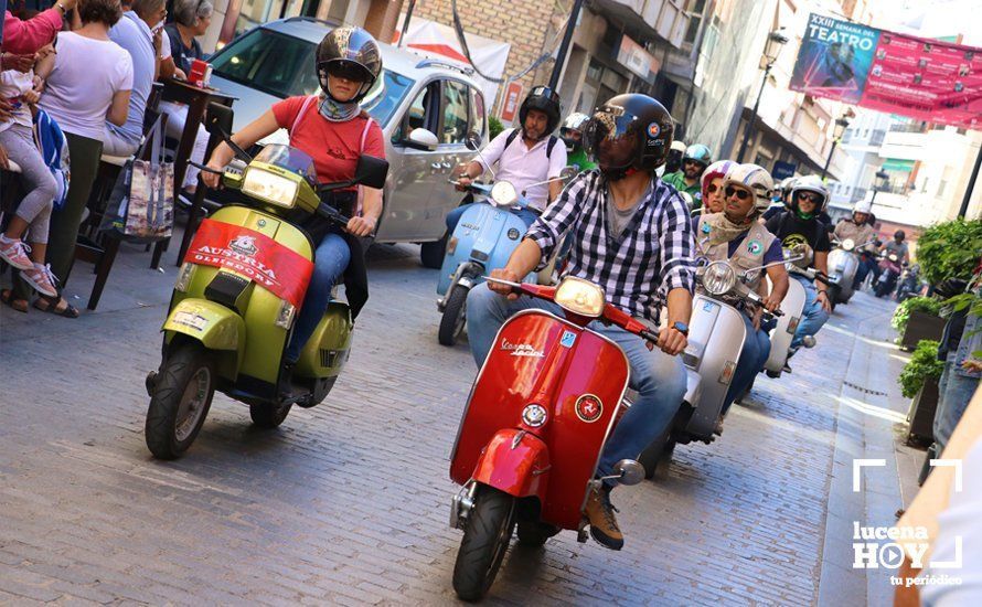 GALERÍA: Lucena, Capital de la Vespa: Cientos de vespas toman la ciudad y las carreteras de la Subbética