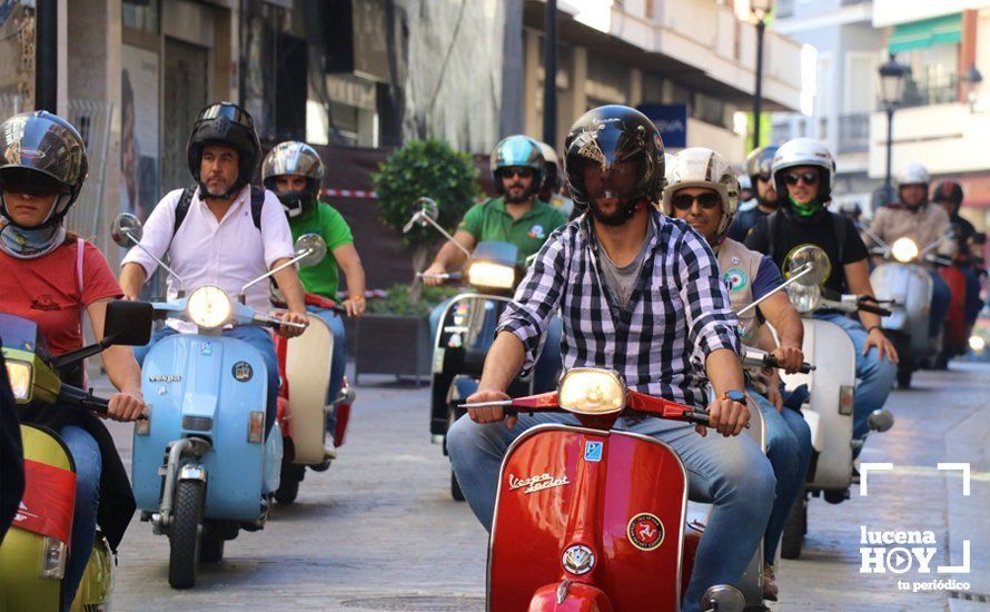 GALERÍA: Lucena, Capital de la Vespa: Cientos de vespas toman la ciudad y las carreteras de la Subbética