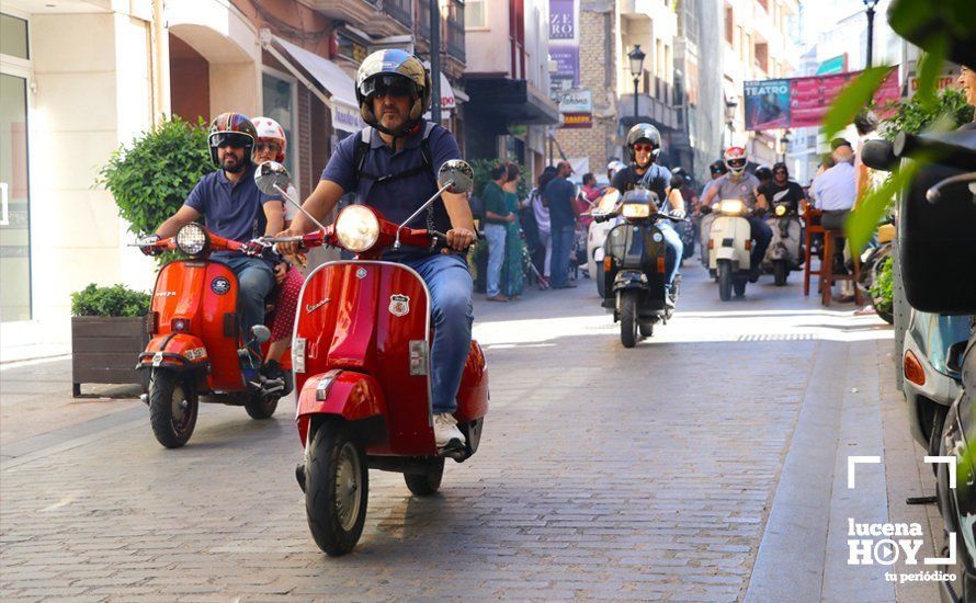 GALERÍA: Lucena, Capital de la Vespa: Cientos de vespas toman la ciudad y las carreteras de la Subbética