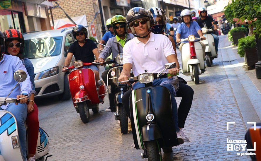 GALERÍA: Lucena, Capital de la Vespa: Cientos de vespas toman la ciudad y las carreteras de la Subbética