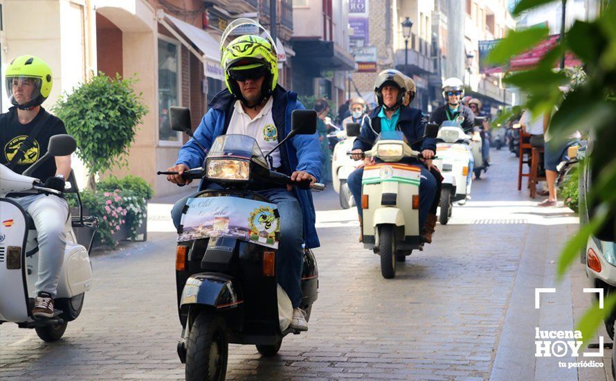 GALERÍA: Lucena, Capital de la Vespa: Cientos de vespas toman la ciudad y las carreteras de la Subbética