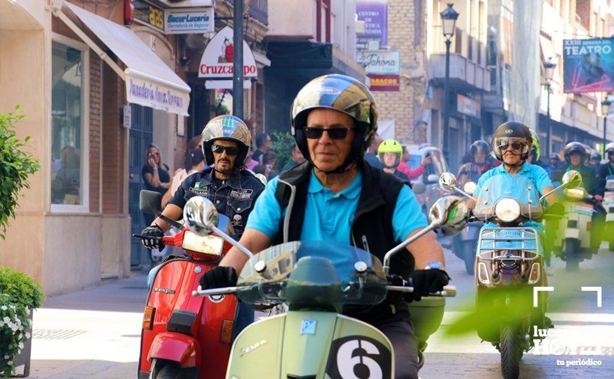 GALERÍA: Lucena, Capital de la Vespa: Cientos de vespas toman la ciudad y las carreteras de la Subbética