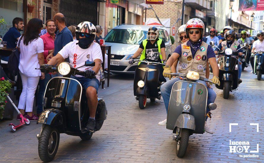 GALERÍA: Lucena, Capital de la Vespa: Cientos de vespas toman la ciudad y las carreteras de la Subbética