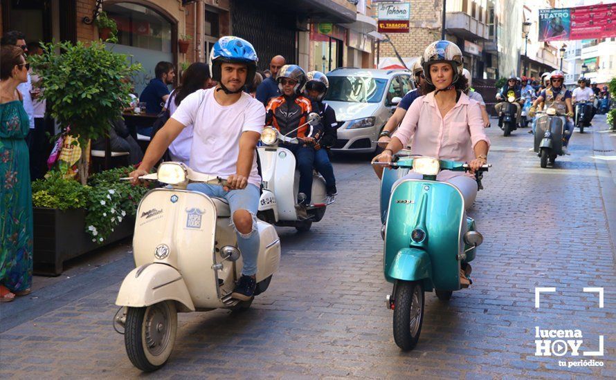 GALERÍA: Lucena, Capital de la Vespa: Cientos de vespas toman la ciudad y las carreteras de la Subbética