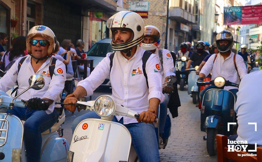 GALERÍA: Lucena, Capital de la Vespa: Cientos de vespas toman la ciudad y las carreteras de la Subbética