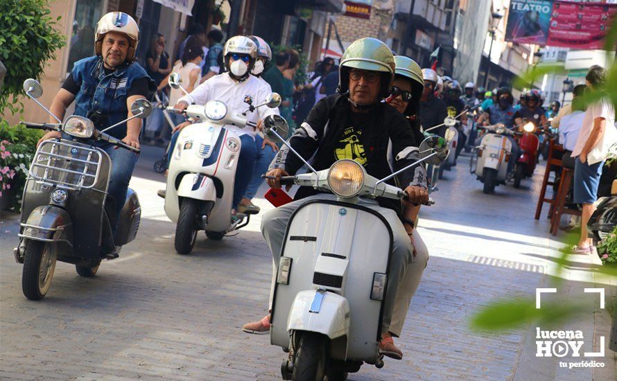 GALERÍA: Lucena, Capital de la Vespa: Cientos de vespas toman la ciudad y las carreteras de la Subbética