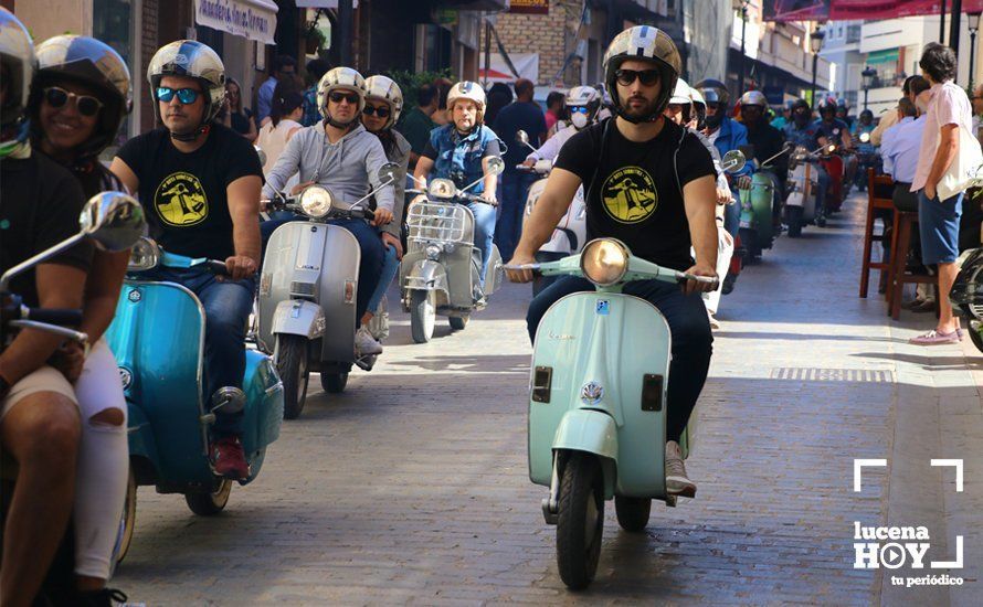 GALERÍA: Lucena, Capital de la Vespa: Cientos de vespas toman la ciudad y las carreteras de la Subbética