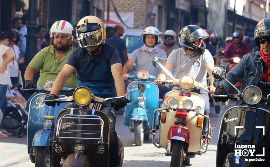 GALERÍA: Lucena, Capital de la Vespa: Cientos de vespas toman la ciudad y las carreteras de la Subbética